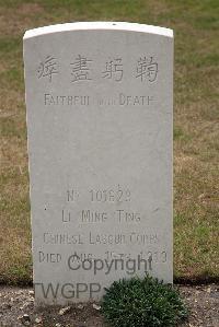 St. Sever Cemetery Extension Rouen - Li Ming Ting, 